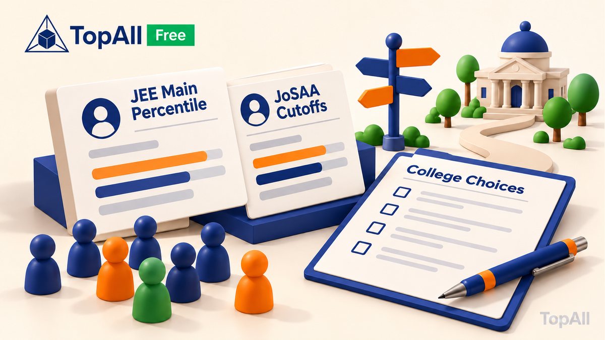 Distinct score reports and a college-choice document for understanding percentiles.